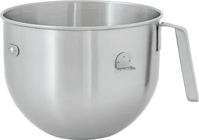 Produktbild von KitchenAid Edelstahl Schüssel Silber 6,6 Liter mit Griff spülmaschinengeeignet 5KSMB70J 243x188x290 mm
