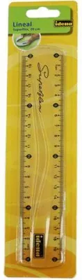 Produktbild von Idena Lineal 20cm Flexi transparent Kunststoff