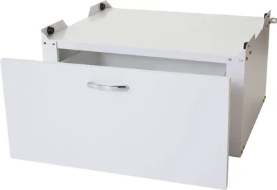 Produktbild von Spodní skříňka na pračku HWC-E50, podstavec se zásuvkou 33x61x62cm bílá