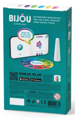 Immagine prodotto di HEY CLAY Bijou plastilina - Anelli di fiori