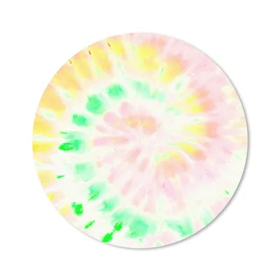Produktbild von MuchoWow® Mauspad Mousepad Sommer - Krawattenfärbung - Weiß 50x50 cm - Mousepads - Maus Mat - Pad - Mausunterlage - Vinyl