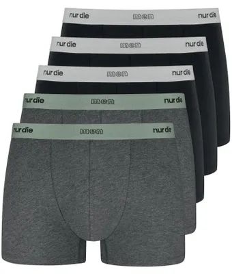 Produktbild von NUR DIE Boxer GOTS Organic Baumwolle Baumwolle Boxershorts Mehrfachpack