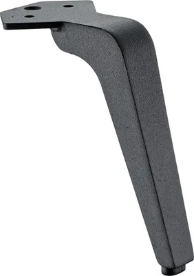 Produktbild von Hettich Möbelfuß Lanoia schwarz Höhe: 150 mm