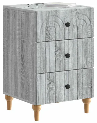 Obrázok produktu pre vidaXL Nočný stolík, farba Sonoma, 43 x 41 x 66,5 cm, drevotrieska