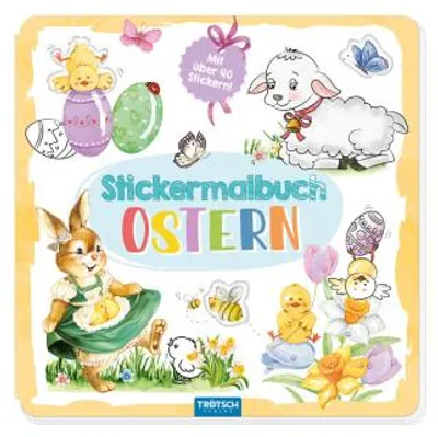 Produktbild von TRÖTSCH - Stickermalbuch Ostern