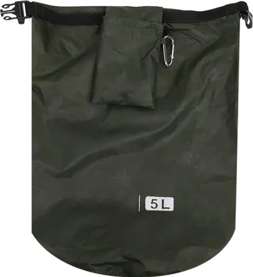 Produktbild von PVC Outdoor faltbar wasserdichtes Lauf trockener Beutel Aufbewahrungstaschen Camping Wanderwanderung Strandmilitärgrün
