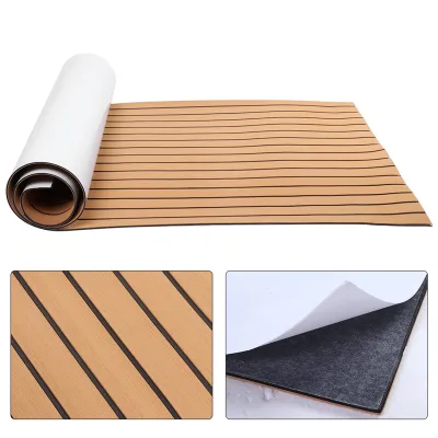 Obrázek produktu pro 240x90cm podlahová rohož teakové paluby námořní lodní podlahy eva pěna proti uklouznutí, pro lodě jachty námořní podlahy, zlato
