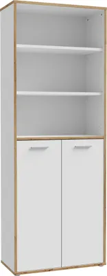 Produktbild von Furniture24 Regalschrank Weiß/Artisan Keflavik Kflr821-C881 Hochschrank Regal Forte