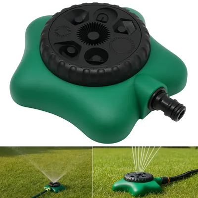Produktbild von Rasensprenger Regner Sprinkler Kreisregner Rasen Bewässerung 8 Funktionen