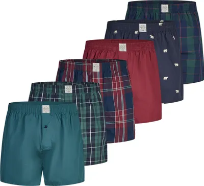 Produktbild von MG-1 Herren Boxer Classics 6-Pack sortiert3 - Größe M