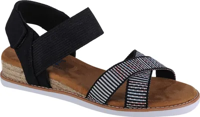 Produktbild von Skechers Desert Kiss - Secret Picnic 114139-BKMT, Sandalen, Damen, Schwarz, Größe: 40