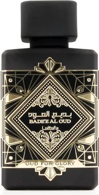Produktbild von Lattafa Badee Al Oud – Oud for glory, Unisex, 100 ml, Nicht nachfüllbare Flasche, Flüssiges Parfüm, Bergamotte, Schwarze Johannisbeere, Rosa Pfefferkorn, Karamell, Oud, Pfingstrose