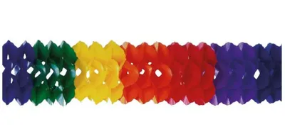 Productafbeelding van Grarland XL Regenboog Kleurrijke Slinger 4m
