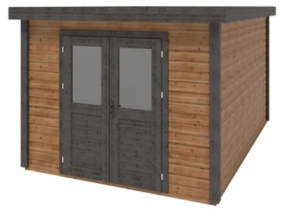 Immagine prodotto di Casetta da giardino in legno Aura 3.09x4.09 m - 12.64 m2 - 28 mm - impregnata