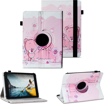Produktbild von Schutzhülle für Tabwee Tablet T20 T50 T80 T90 W90 Hülle Tasche 360 Grad DrehbarFarben:Motiv 1