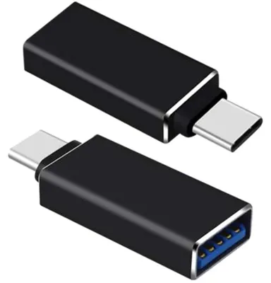 Imagen del producto de Adaptador USB-C a USB 3.0 (Tipo B), color . Conector USB-C a puerto USB-A 3.0