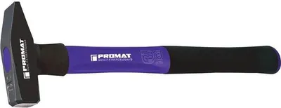 Produktbild von Schlosserhammer 500 g Stiellnge 320 mm 3-Komponentenstiel mit Stahlschutzhlse