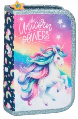 Imagen del producto de Estuches con compartimentos (de 1, 2 o 3), con diseños coloridos, de diferentes tamaños, para la escuela