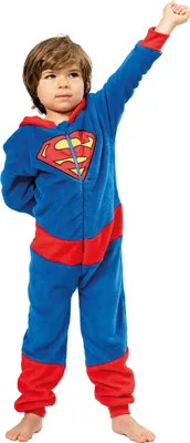 Image de Costume enfant Superman une pièce bleu-rouge - 110 (4-6 ans)