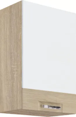 Productafbeelding van Keukenwandkast - PREMIO 31G - Wandkast 40 cm, beige hoogglans