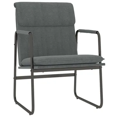 Immagine prodotto di Sedia Lounge Grigio Scuro 55x64x80 cm in Tessuto