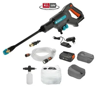 Produktbild von Gardena Aquaclean 24/18V SET Akku-Hochdruckreiniger, 24 Bar