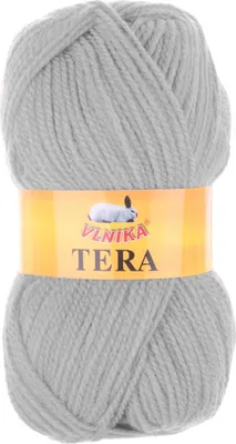 100g Strickgarn TERA Uni 199 nebelgrau