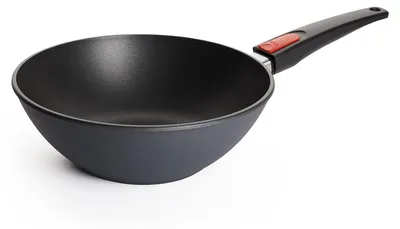 Produktbild von Woll – Diamond Lite Guss-Wok & Rührpfanne Ø 26 cm mit abnehmbarem Stiel – Antiha