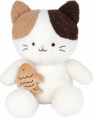 Image de Take Me Home Chat avec poisson en peluche - 55/46 cm