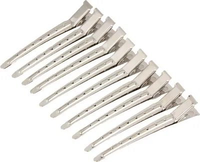 Produktbild von INF Große Haarspangen aus Metall, Haarstyling-Clips 10er Packung