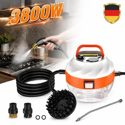 Productafbeelding van Stoomreiniger, handapparaat, 3800W, handstoomreiniger, 100ml, stoomreiniger