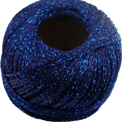 Produktbild von 25g Glitzergarn Gründl Glitzer blau