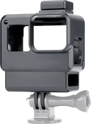 Produktbild von Vlog Case Action Kameragehaeuse Vlogging Kaefigrahmen mit kaltem Schuhhalter fuer GoPro Hero 7 6 5 Schwarz fuer externes Mikrofon & Pro 3,5-mm-Mikrofonadapter