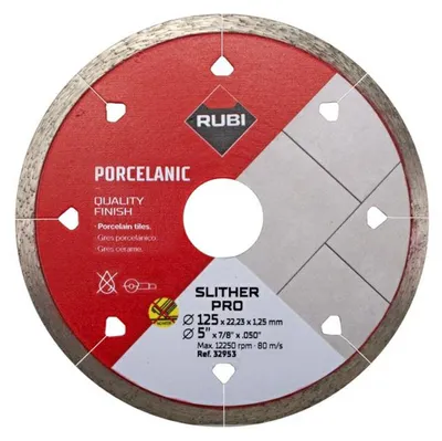 RUBI Diamant-Trennscheibe Slither Blade 115 Pro für Porzellanfliesen