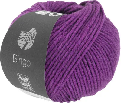 Produktbild von Lana Grossa - Bingo Melange 1004 dunkelviolett meliert