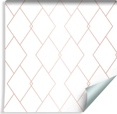 Zdjęcie produktu dla Tapeta Nowoczesny WZÓR Geometryczny z modnym efektem 3D Do Salonu