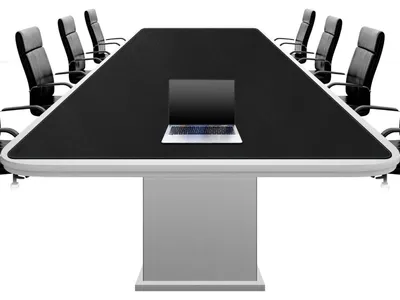 Immagine prodotto di Tappetino per scrivania, dimensioni 220 x 100 cm, nero, impermeabile, aspetto in pelle