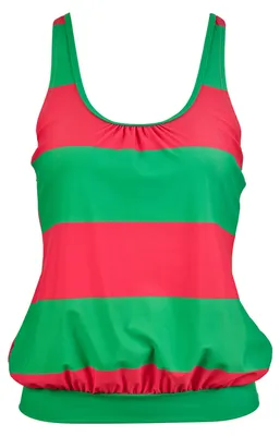 Produktbild von BECO the world of aquasports Tankini-Top Hawaii Breeze mit Soft-Cups und optimalem Halt pink-grün 48