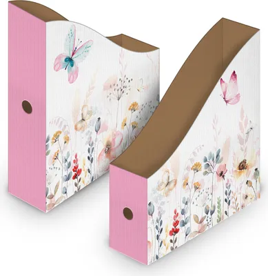 Produktbild von itenga Wellpappe Motiv Stehsammler Schmetterling für DIN A4