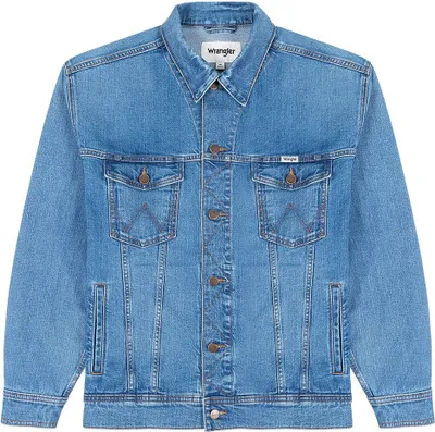 Produktbild von Wrangler Anti Fit Relaxed Jeansjacke Blau L Mann Blau L