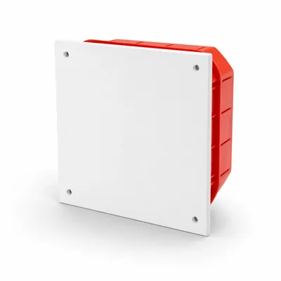 Produktbild von ARLI Abzweigdose Unterputz 130x130x55 mm IP40 – Klemmkasten mit Deckel für Elektroinstallation, halogenfrei