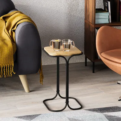 Produktbild von Skye Decor, Shb-001-A, Couchtisch, 100 % HOLZ, Schwarz, 30 x 30 x 52 cm