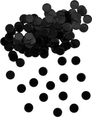 Produktbild von Oblique Unique Konfetti Rund Kreis Tisch Deko Halloween Geburtstag Party 300 Stk - schwarz