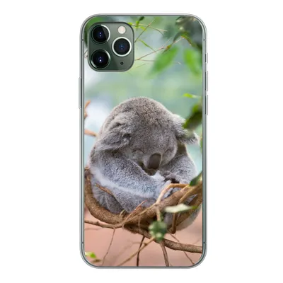 Produktbild von MuchoWow® Handyhülle Schutzhülle Hülle für iPhone 11 Pro Max Koala - Zweige - Kinder - Jungen - Mädchen Silikon Softcase Handy Hülle - Schutz