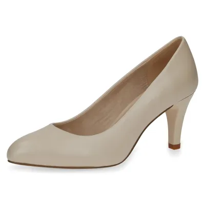 Produktbild von Caprice Pumps - Beige Glattleder Größe: 37.5 Normal