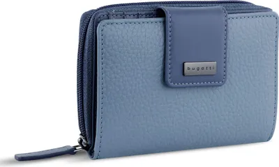 Produktbild von bugatti Geldbörse Ladies Zip Wallet Denim hellblau
