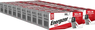 Produktbild von 200x Energizer 123 CR123A Lithium Batterie 3V – EL123AP – Großpack