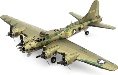 Immagine prodotto di Fascinations Metal Earth B-17 Flying Fortress™ Puzzle 3D in metallo, a partire da 14 anni