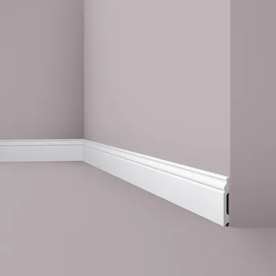 Immagine prodotto di Modanatura per pavimenti NMC FB2F WALLSTYL Noel Marquet Modanatura decorativa per bordi Modanatura decorativa classica colore bianco 2 m