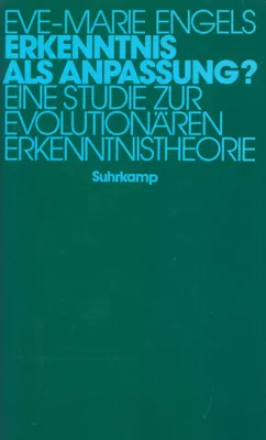 Buchcover von 'Erkenntnis als Anpassung?' - Gebundene Ausgabe von Eve-Marie Engels